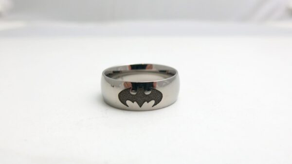 Titanium Batman Wedding Ring