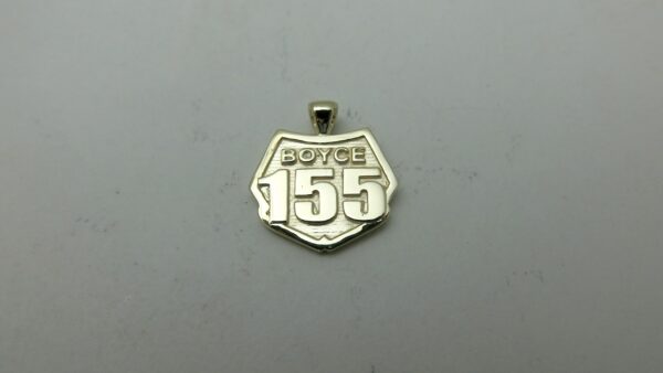 Custom Motocross Number Plate Necklace