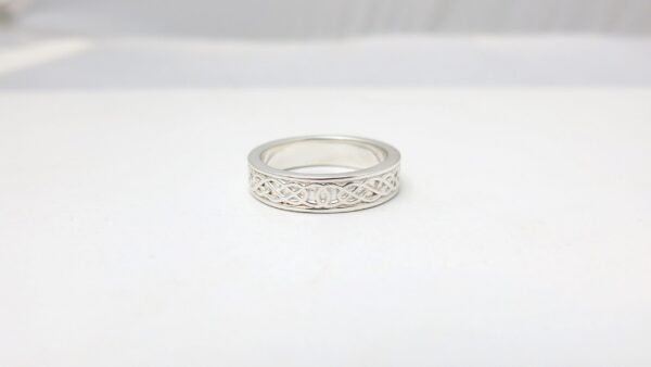 Celtic Weave Wedding Band