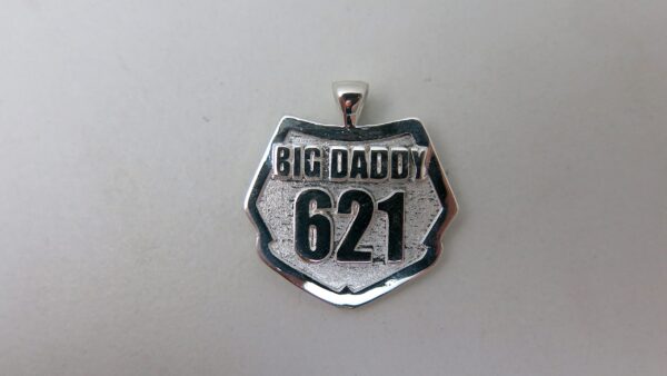 Dirt Bike Number Plate Pendant