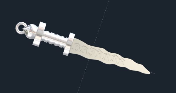 dagger pendant