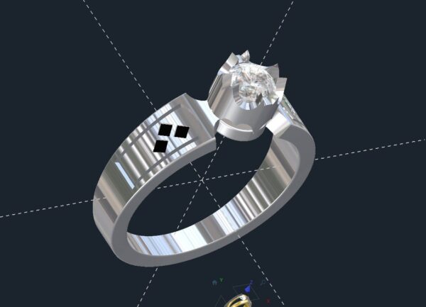 Custom Batman Engagement Ring