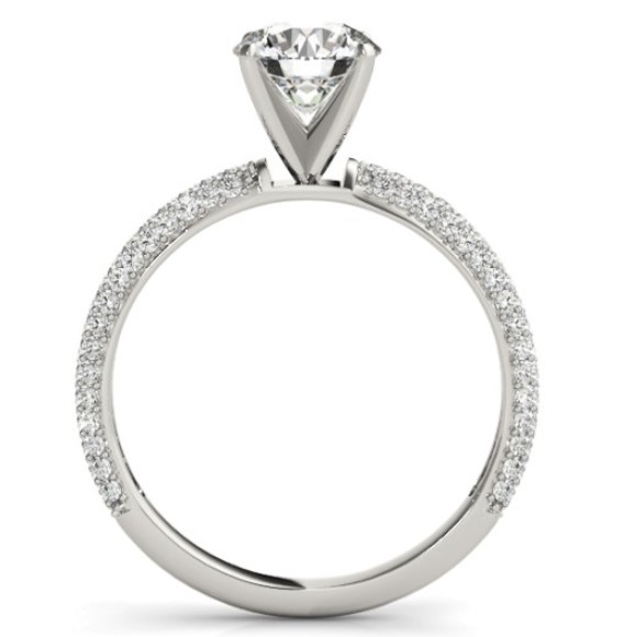 Custom Pave Engagement Ring