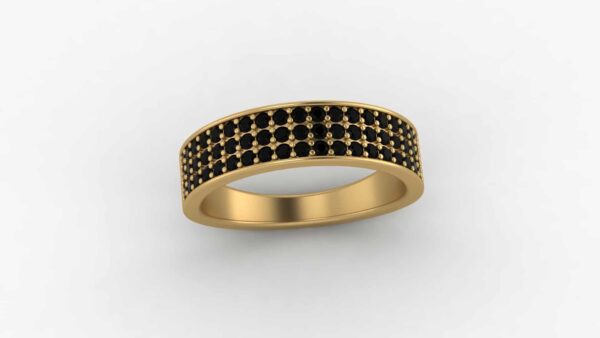 Men's Tapered Diamond Wedding Band