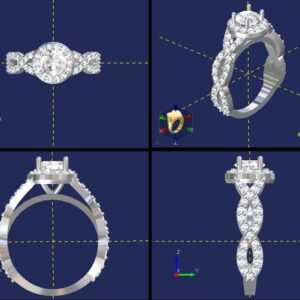 Halo Infinity Engagement Ring