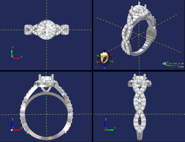 Halo Infinity Engagement Ring