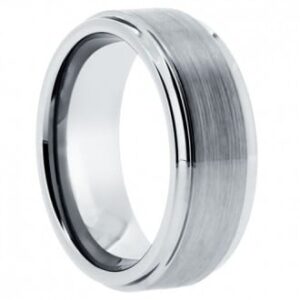 Matte Tungsten Wedding Ring