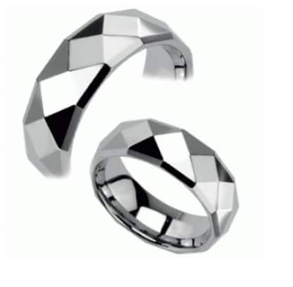 Prism Tungsten Wedding Ring