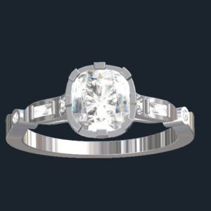 Antique Style Engagement Rings