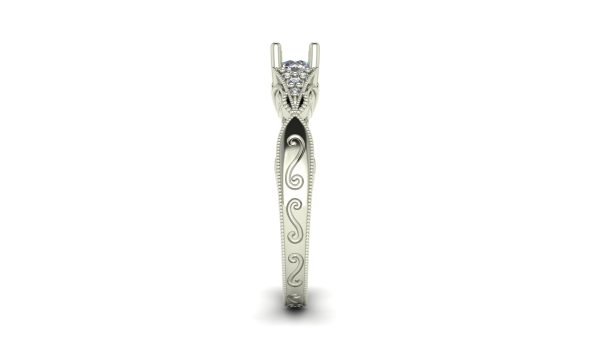 Celtic Cathedral Engagement Ring