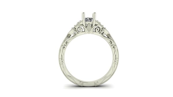 Celtic Cathedral Engagement Ring