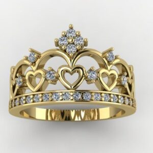 Heart Crown Ring