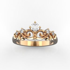 Custom Princess Crown Ring