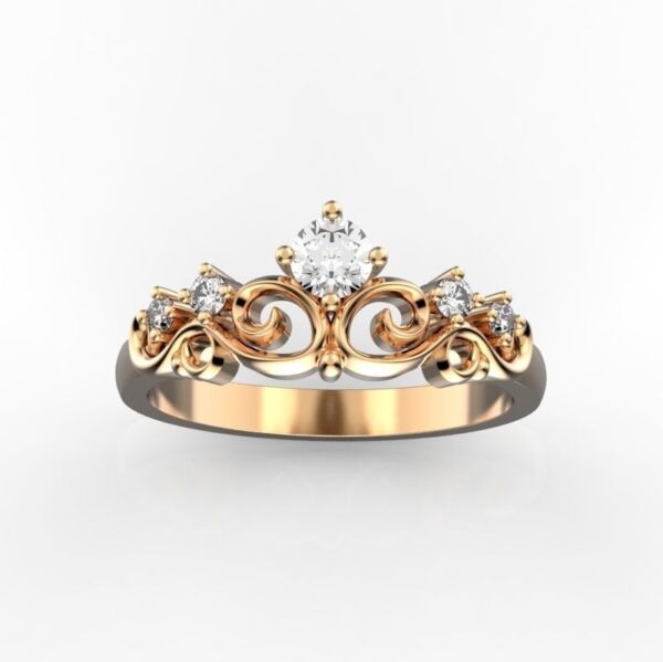 Custom Princess Crown Ring