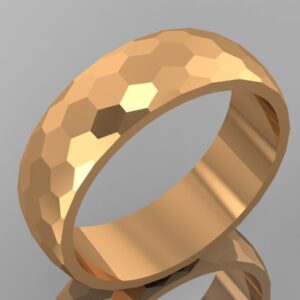 Hexagonal Wedding Ring