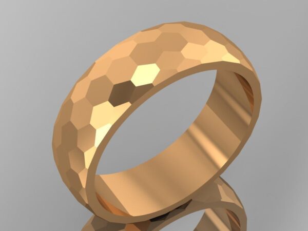 Hexagonal Wedding Ring