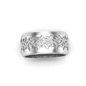 Silver Crown Of Thorns Ring