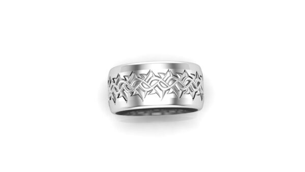 Silver Crown Of Thorns Ring