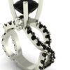 skull engagement ring