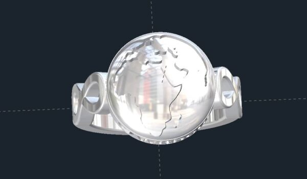 Infinity Globe Ring