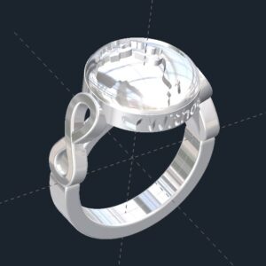 Infinity Globe Ring