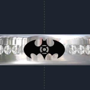 Green Lantern Batman Wedding Ring