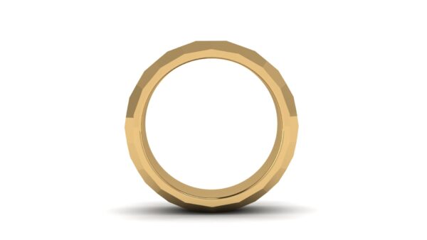 Hexagon & Pentagon Men's Wedding Ring