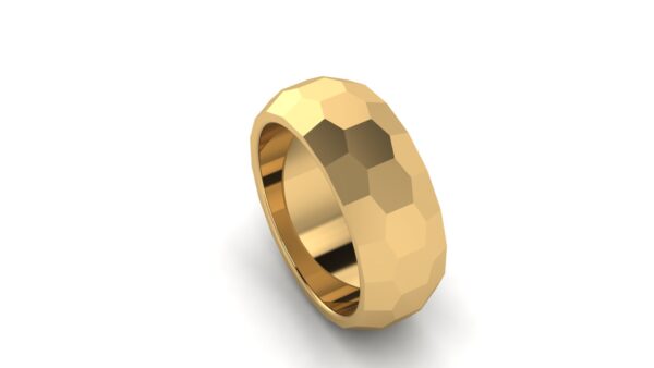 Hexagon & Pentagon Men's Wedding Ring