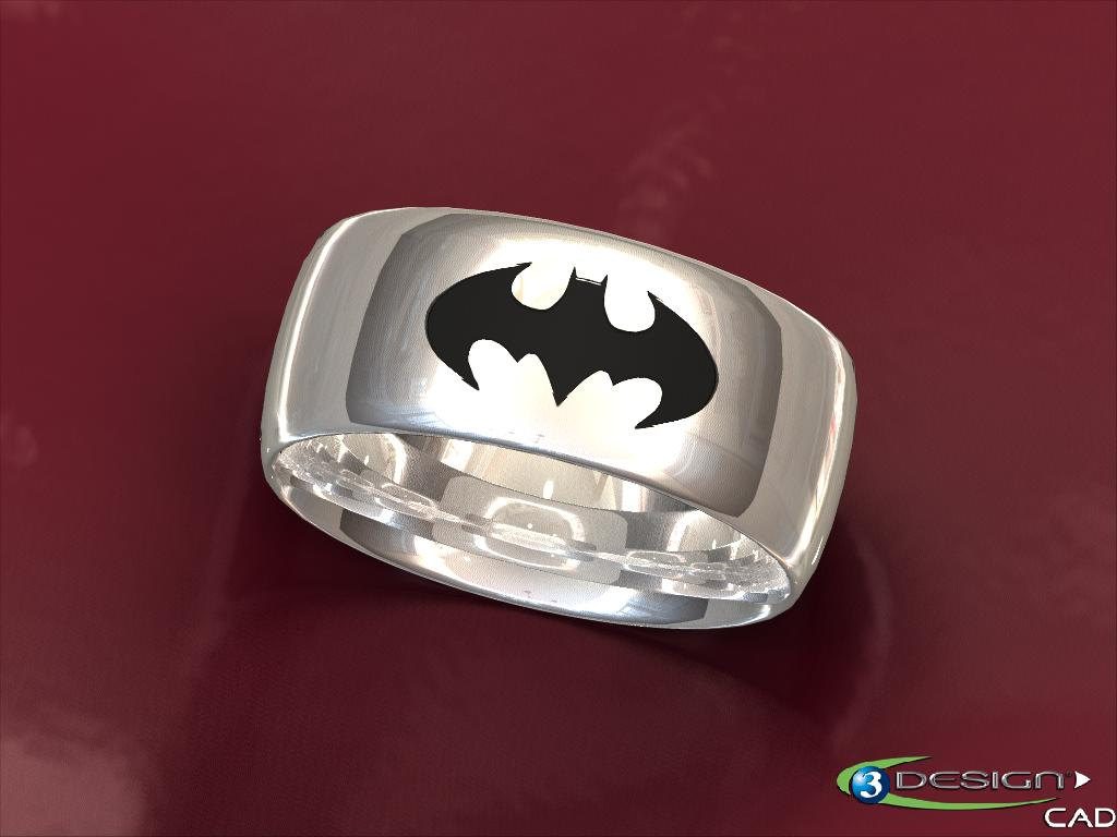 Men's Batman Rings | Batman Rings | Valeria Custom Jewelry | Dallas, TX
