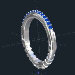 Sapphire Lightsaber Ring