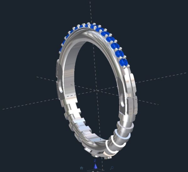 Sapphire Lightsaber Ring