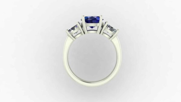 3 Stone Oval Engagement Rings
