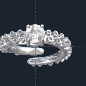 Octopus Engagement Ring