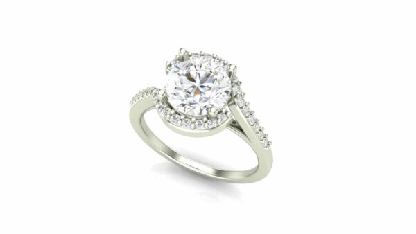 Semi Halo Engagement Ring