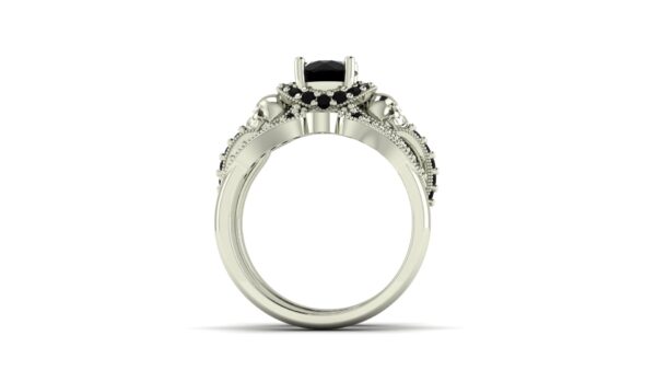 Gothic Skull Engagement Ring