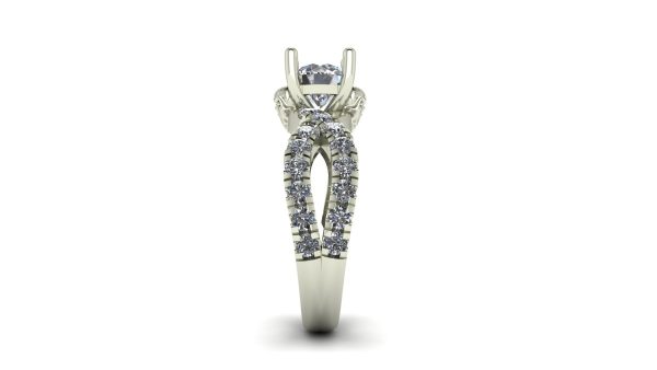 infinity skull engagement ring