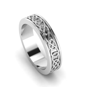 Celtic Weave Wedding Band