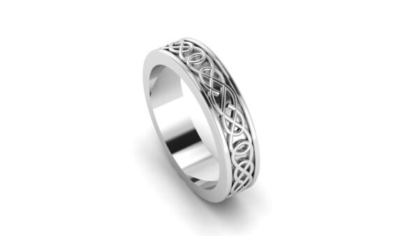 Celtic Weave Wedding Band