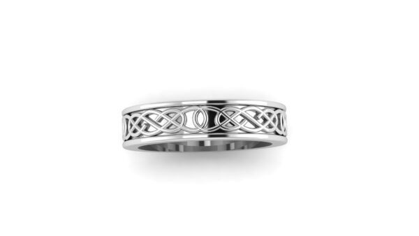 Celtic Weave Wedding Band