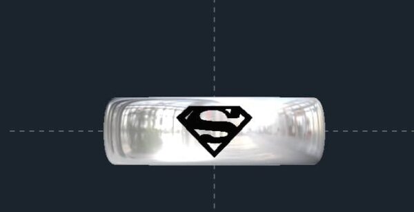 Custom Superman Wedding Ring