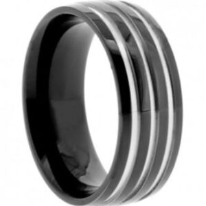 Black Titanium Wedding Ring