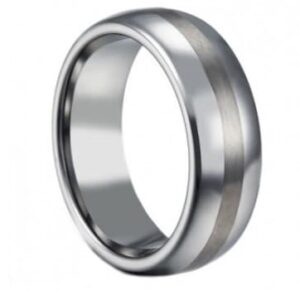 Satin Titanium Wedding Ring