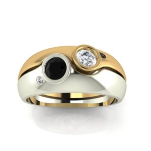 2 Tone Wedding Ring