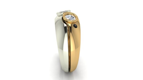 2 Tone Wedding Ring