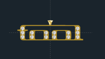 "Tool" Diamond Necklace Name Necklaces