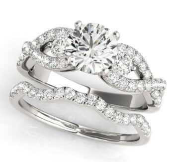 Diamond Infinity Rings