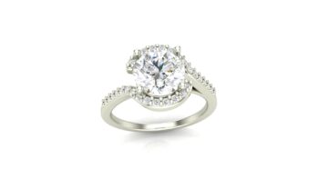 Semi Halo Engagement Ring Semi Halo Engagement Ring