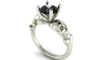 Skull Engagement Ring