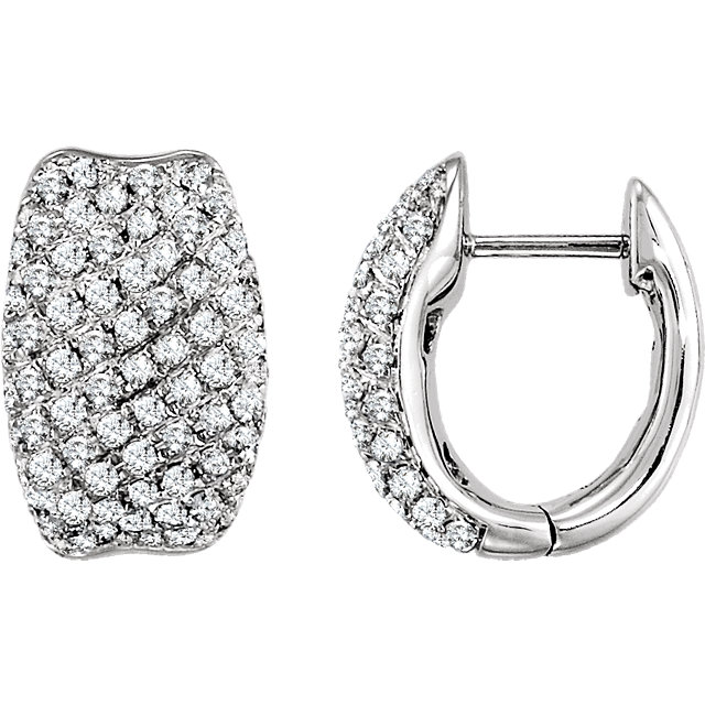 Diamond & Gemstone Hoop Earrings