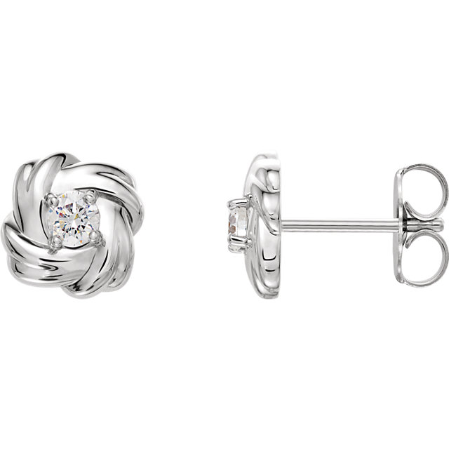 Diamond Solitaire Earrings Diamond Solitaire Earrings